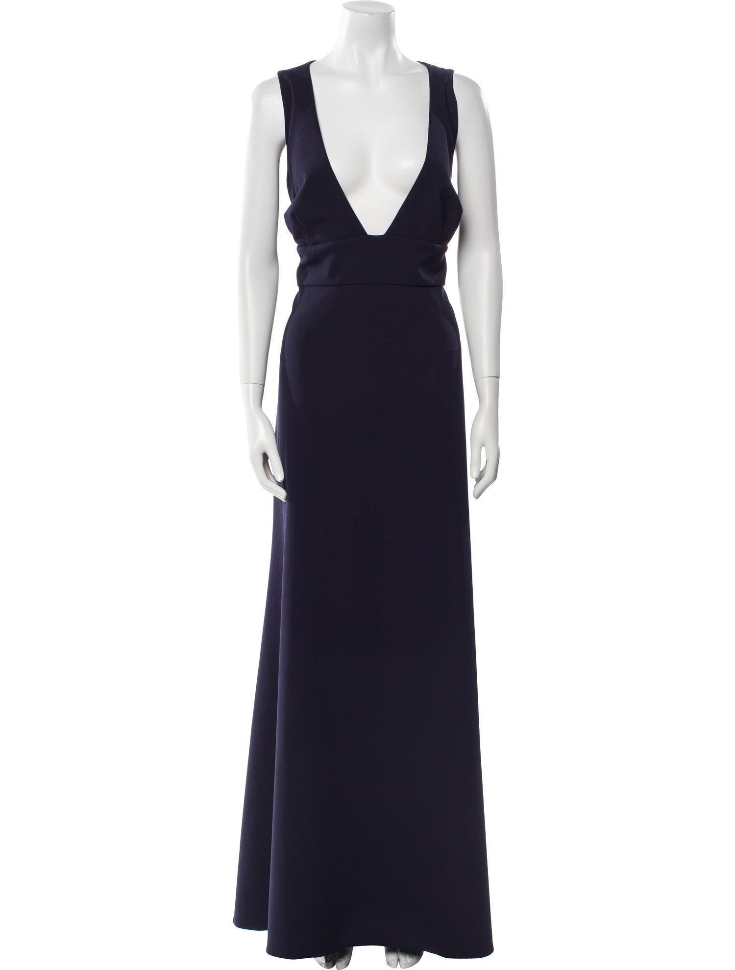 Watters V-Neck Long Dress