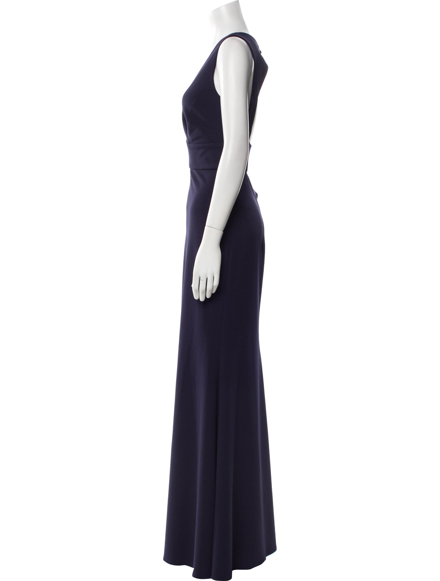 Watters V-Neck Long Dress