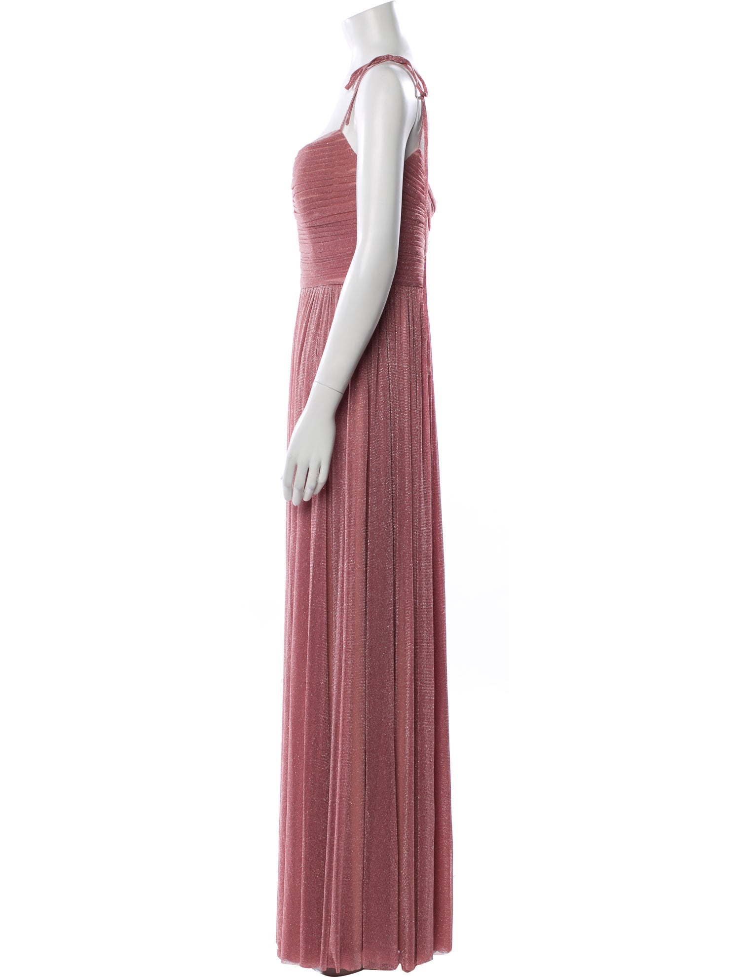 Watters Square Neckline Long Dress