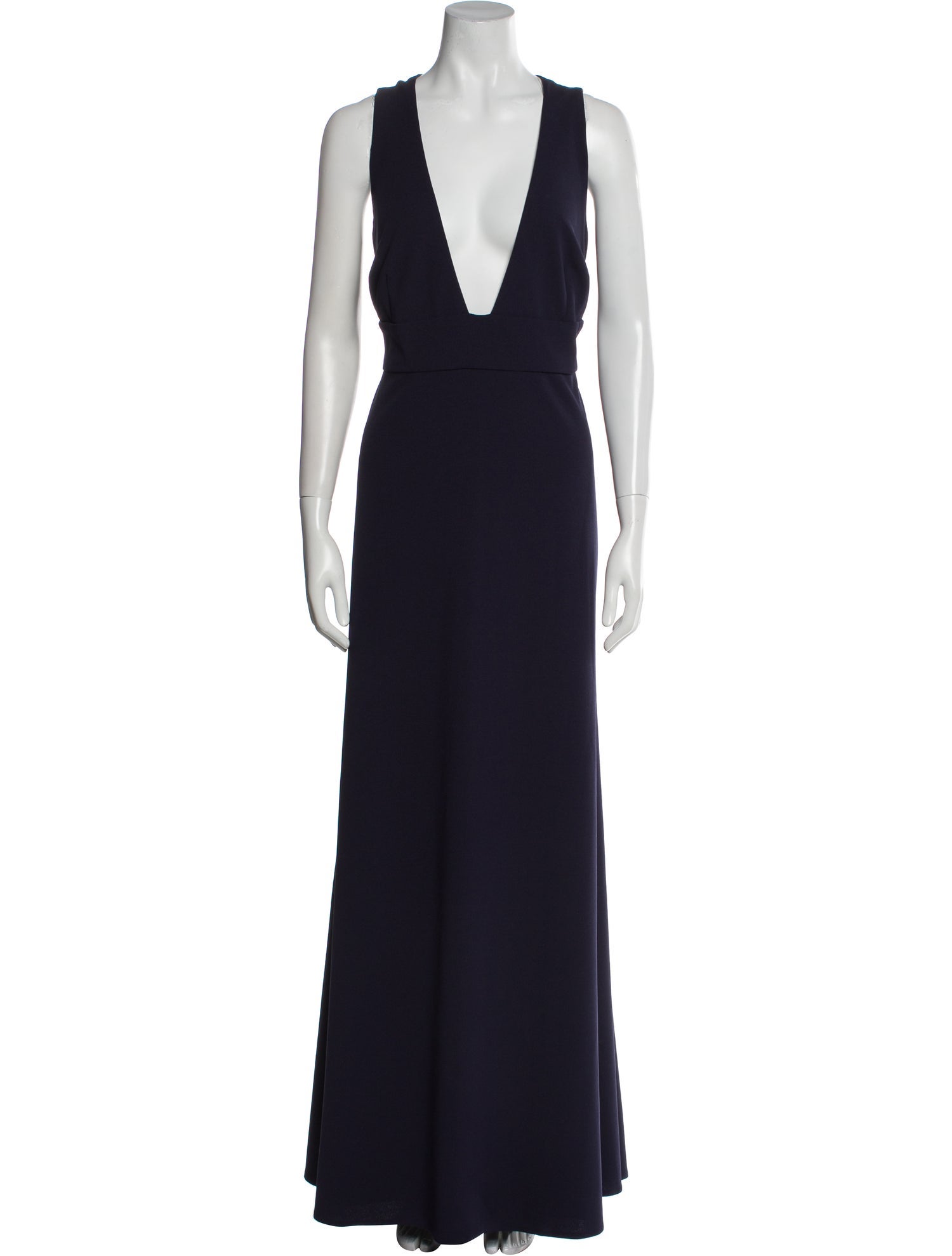 Watters V-Neck Long Dress
