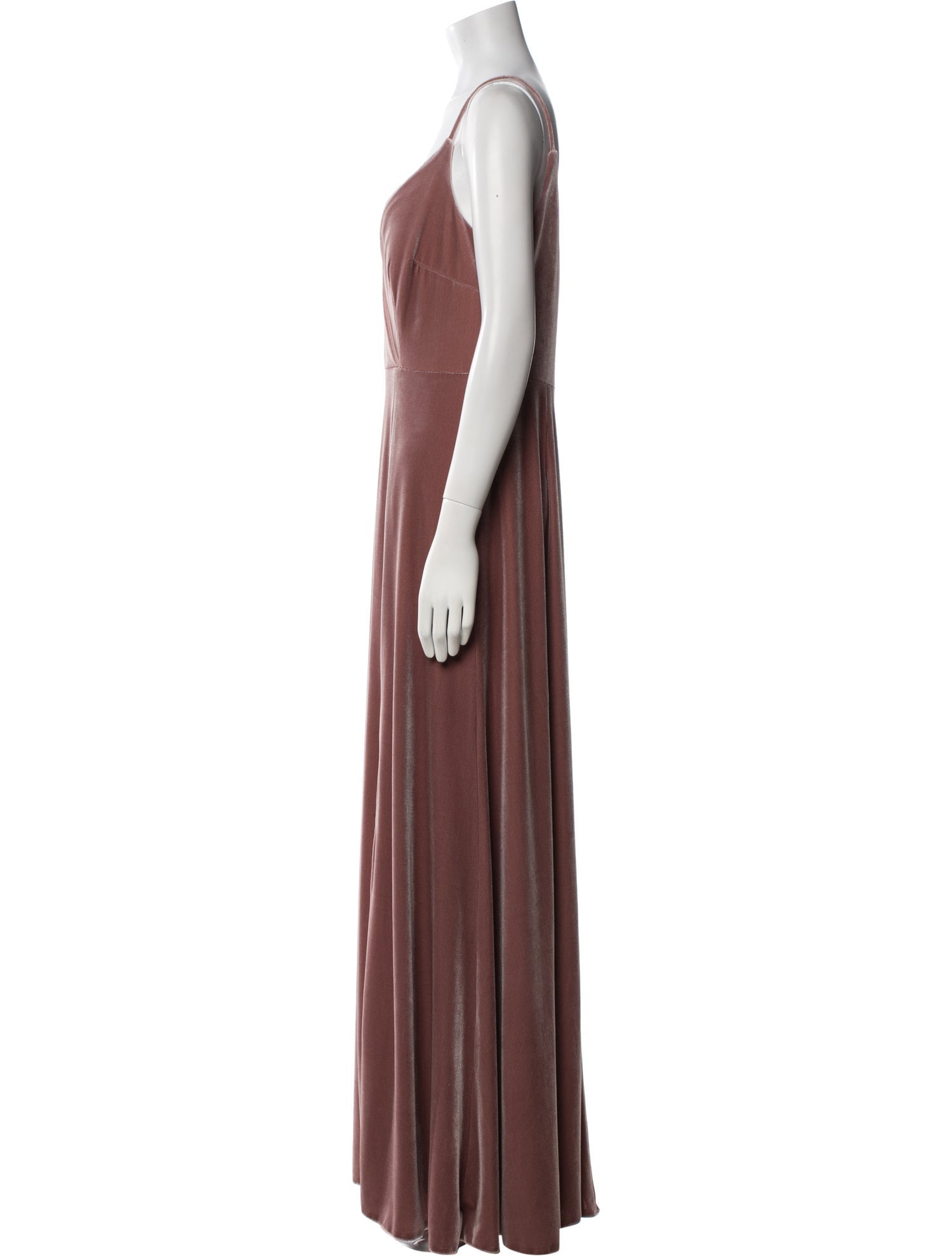 Watters V-Neck Long Dress