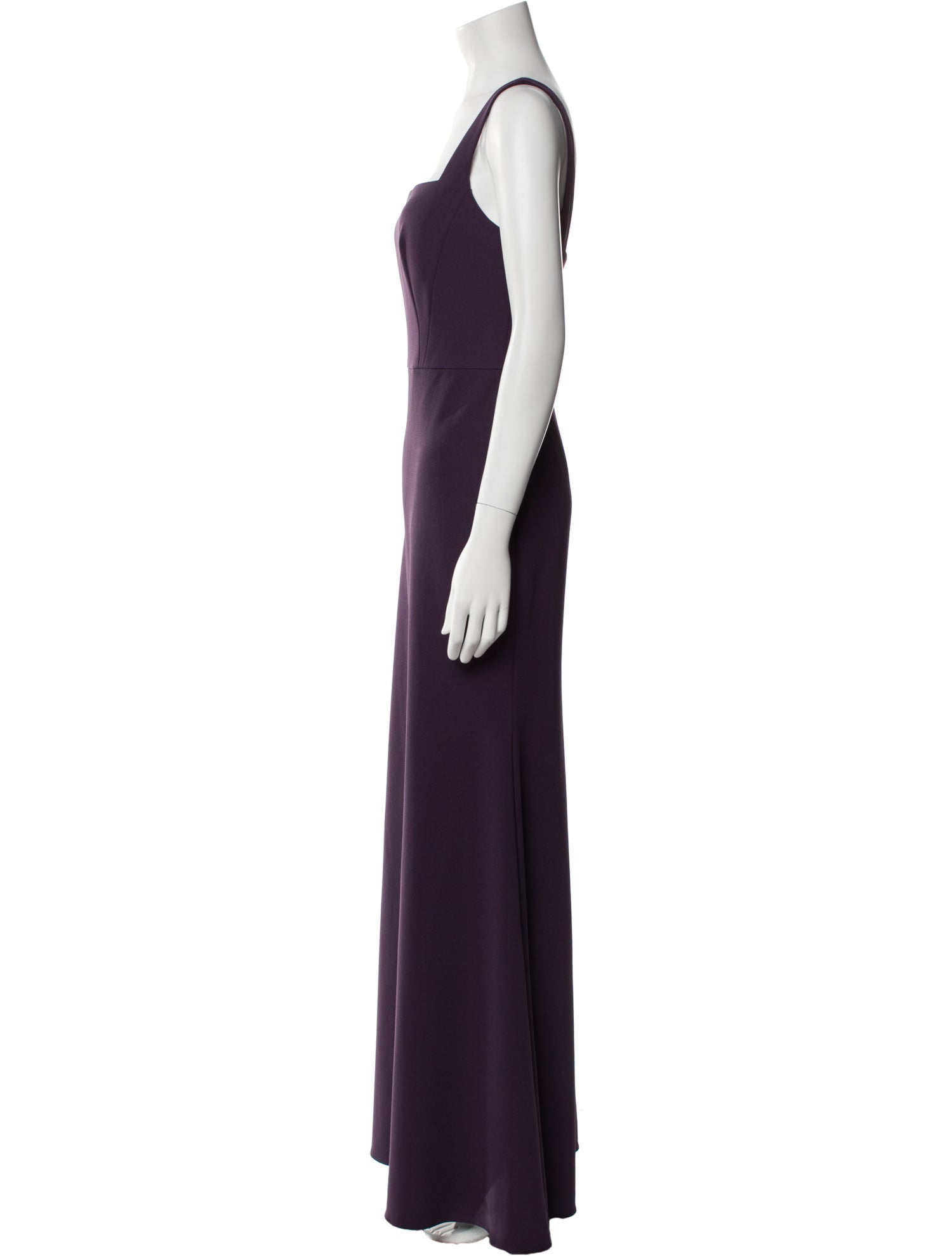 Watters Square Neckline Long Dress