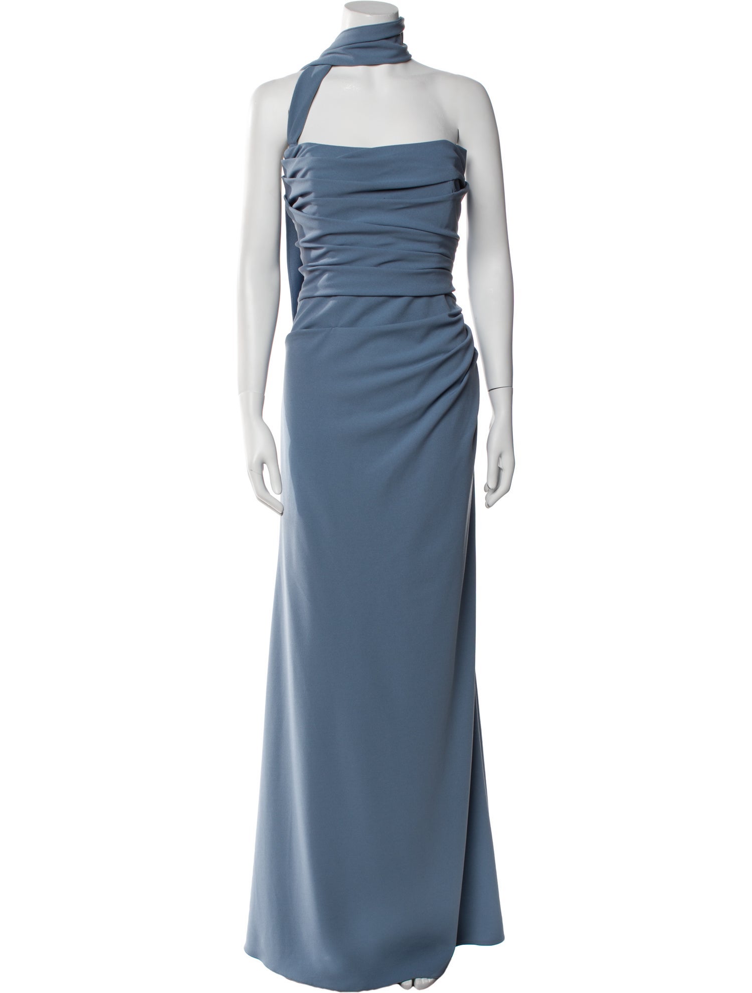 Watters One-Shoulder Long Dress