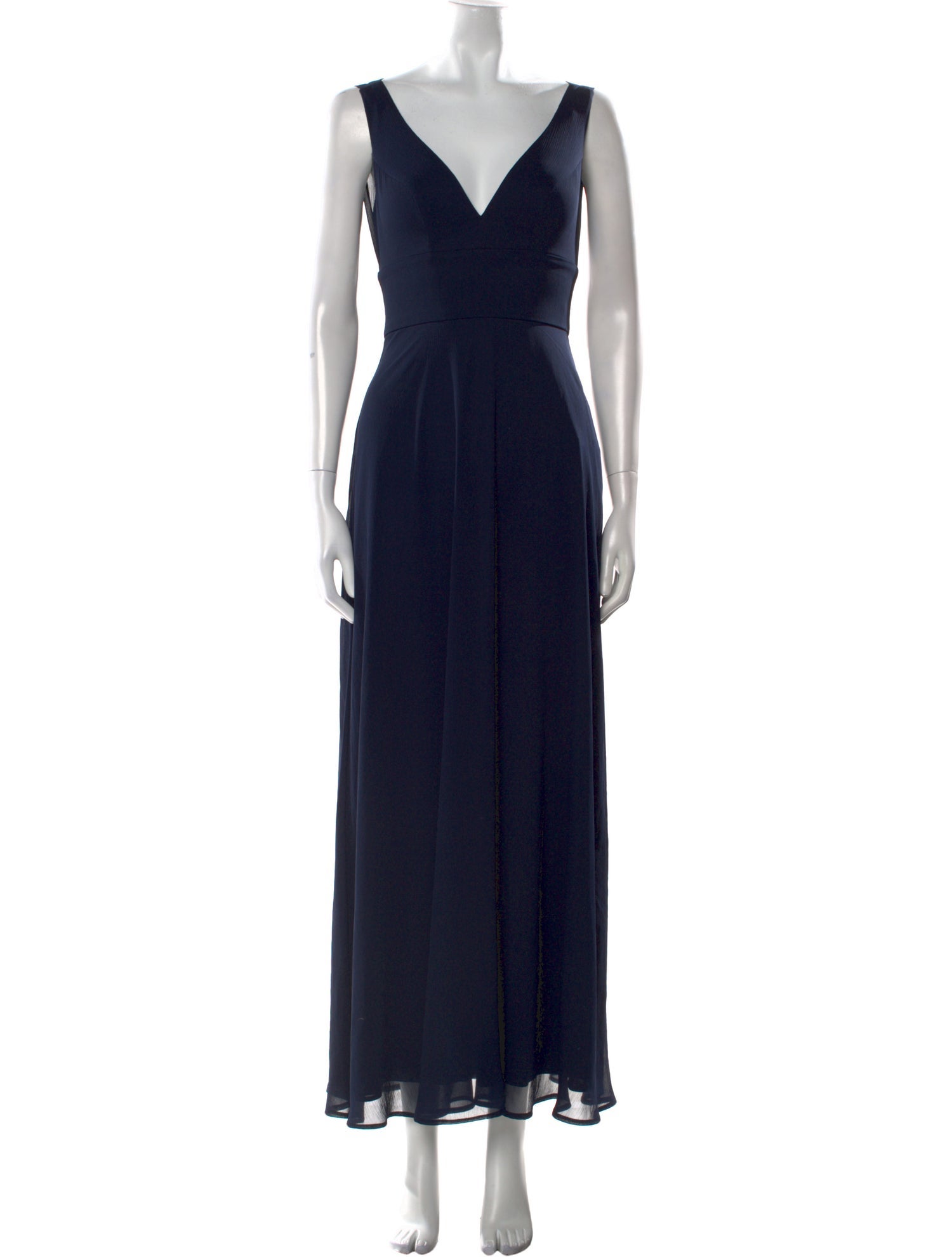 Watters V-Neck Long Dress w/ Tags