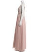 Watters V-Neck Long Dress