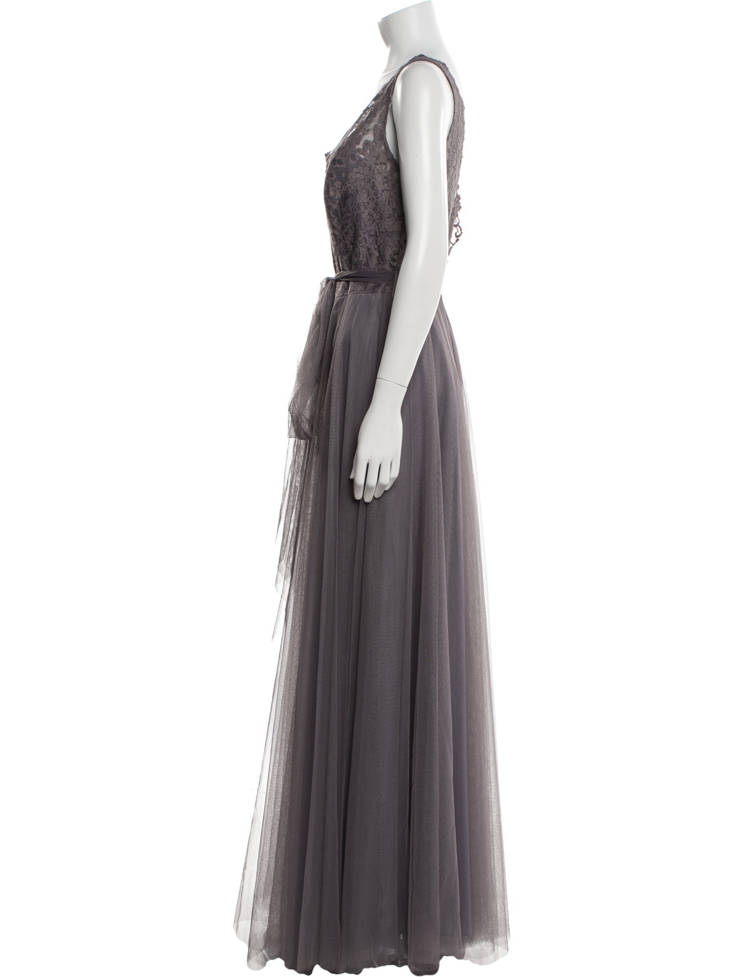 Watters V-Neck Long Dress w/ Tags