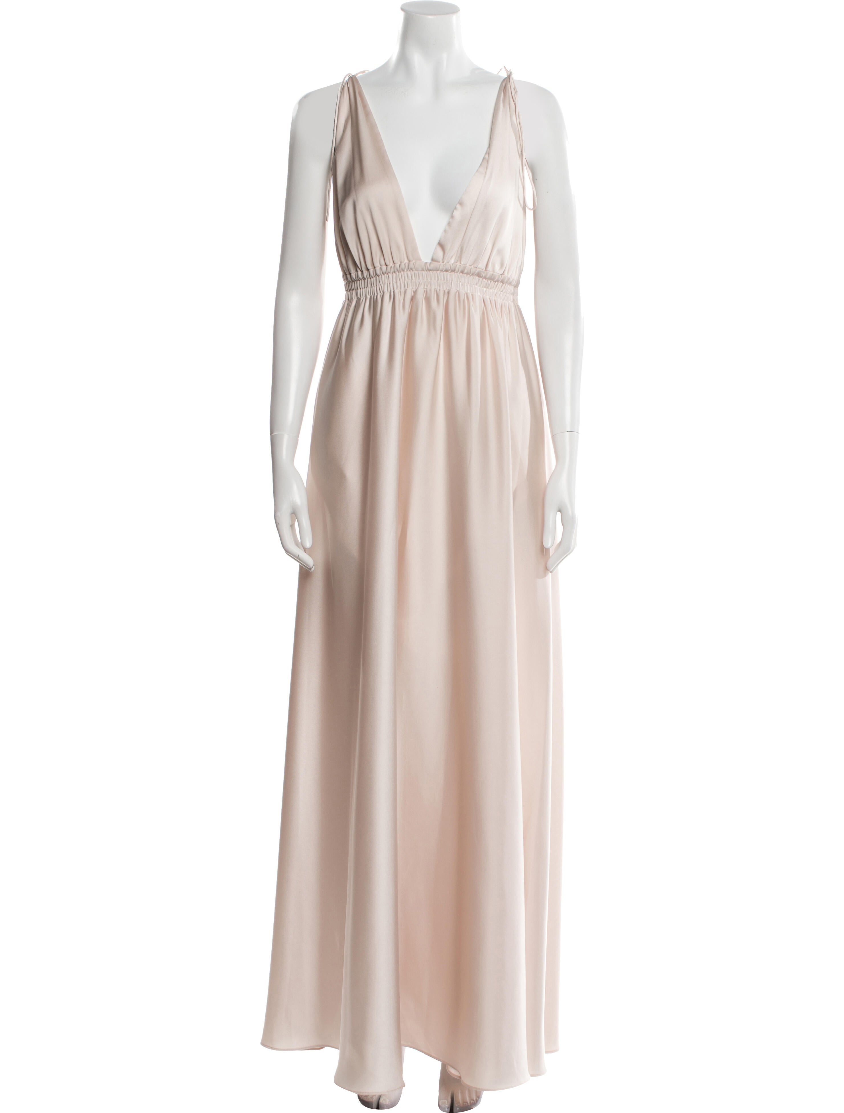 Watters V-Neck Long Dress w/ Tags