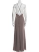 Watters Crew Neck Long Dress