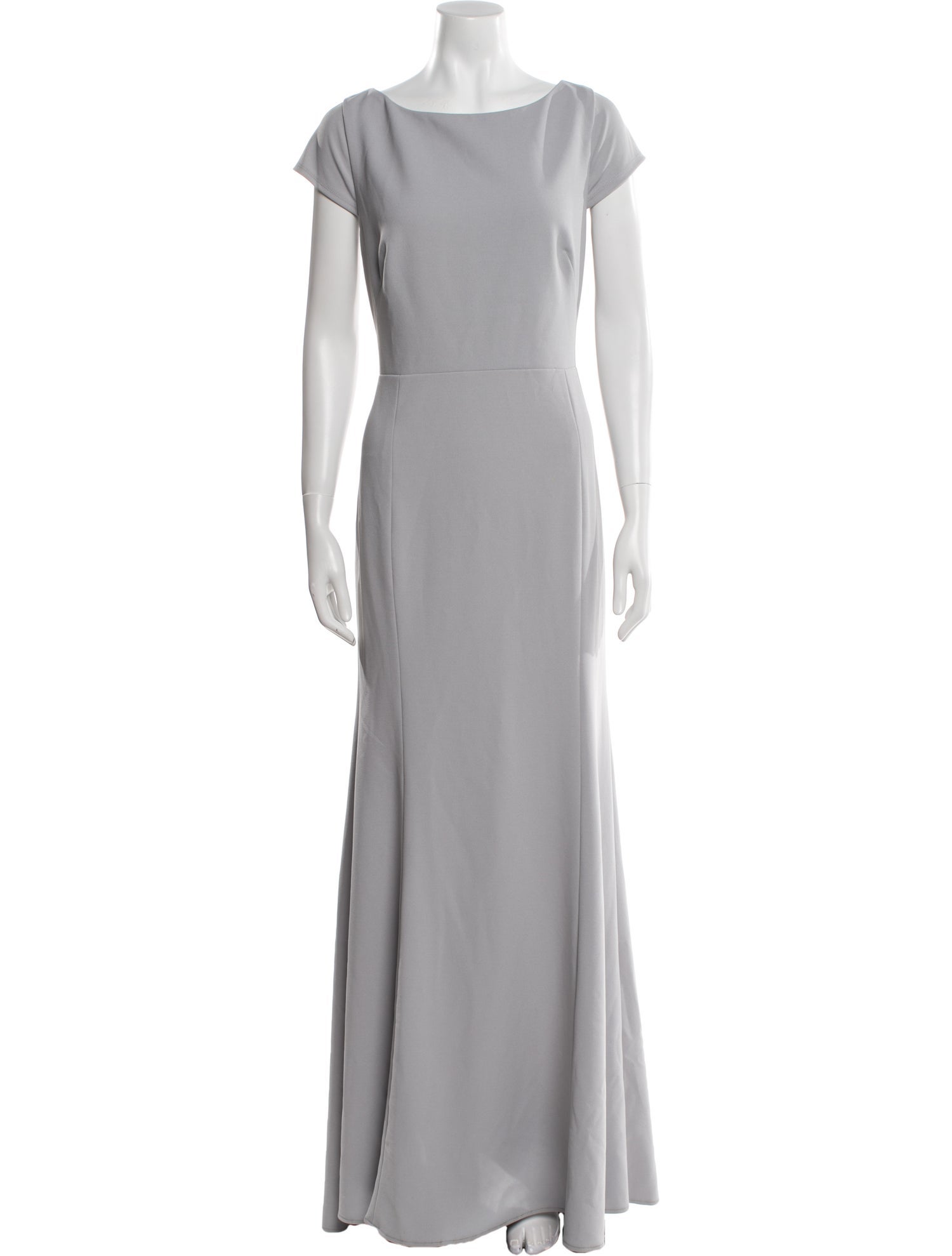 Watters Bateau Neckline Long Dress