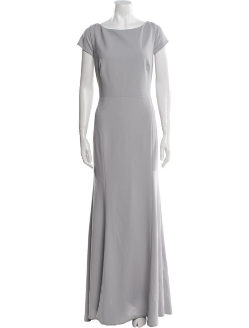 Watters Bateau Neckline Long Dress