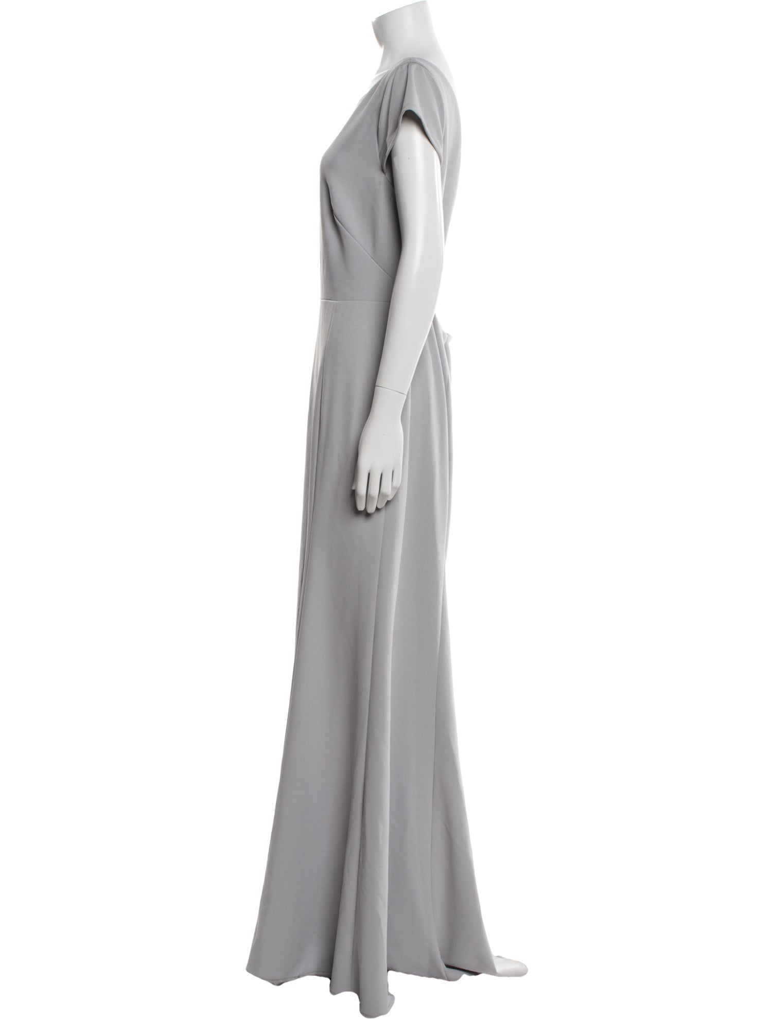 Watters Bateau Neckline Long Dress