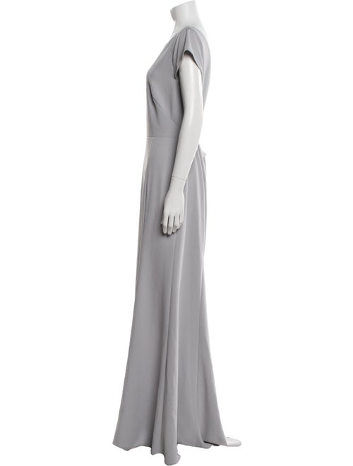 Watters Bateau Neckline Long Dress