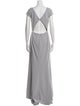 Watters Bateau Neckline Long Dress