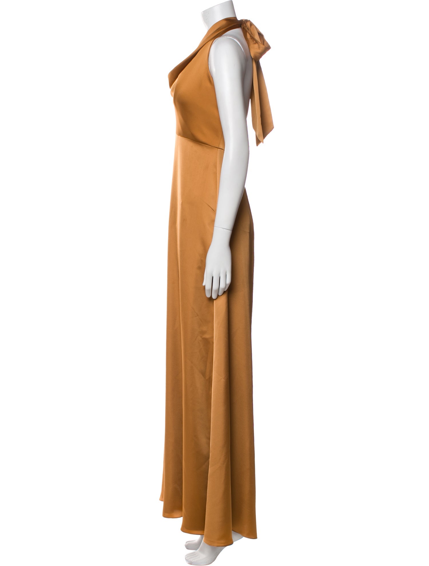 Watters Cowl Neck Long Dress
