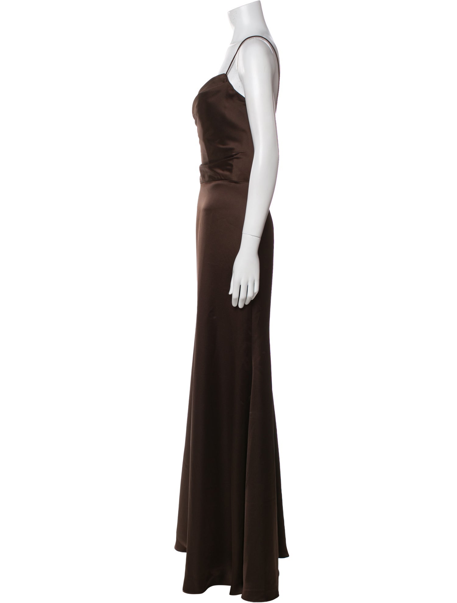 Watters Cowl Neck Long Dress