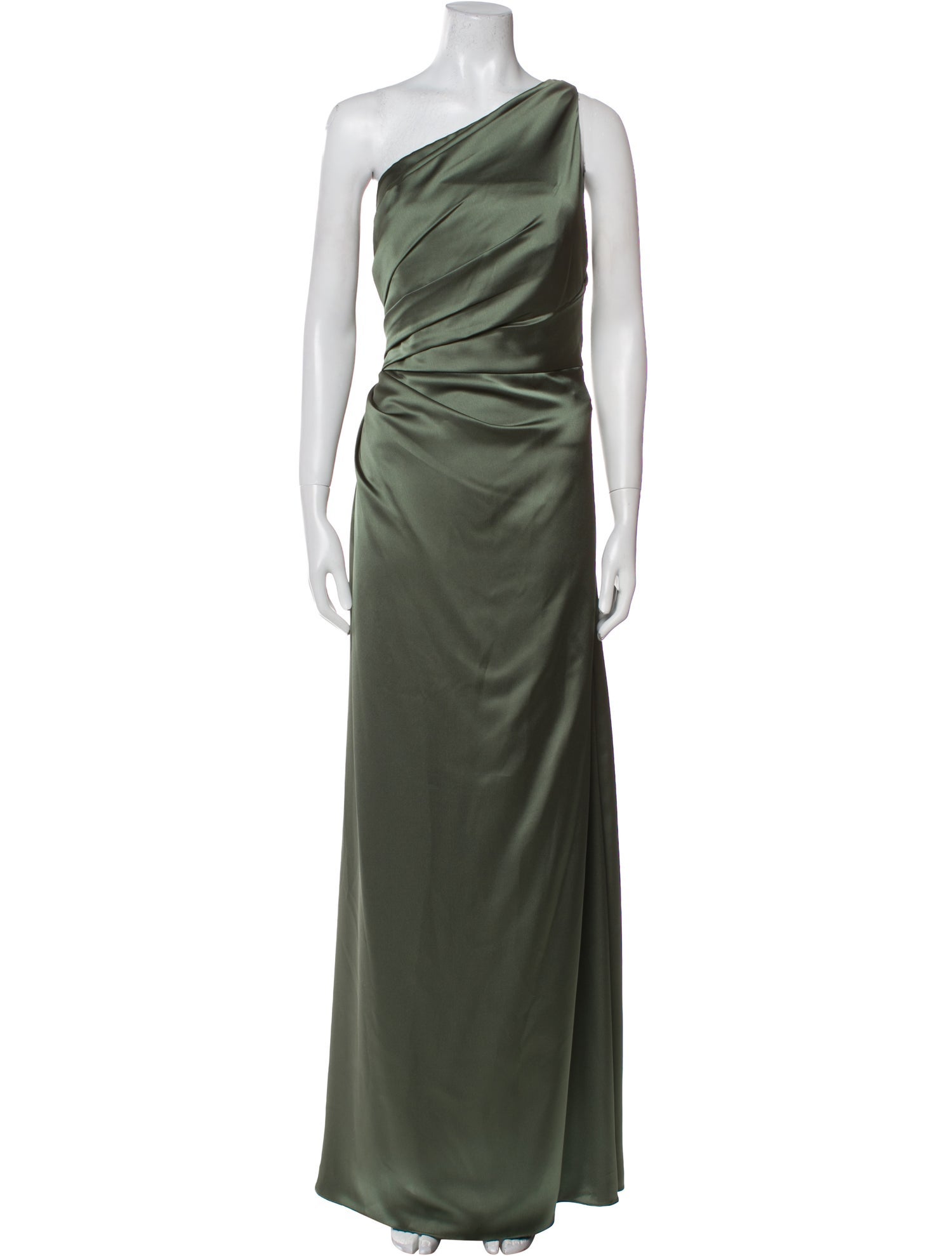 Watters One-Shoulder Long Dress