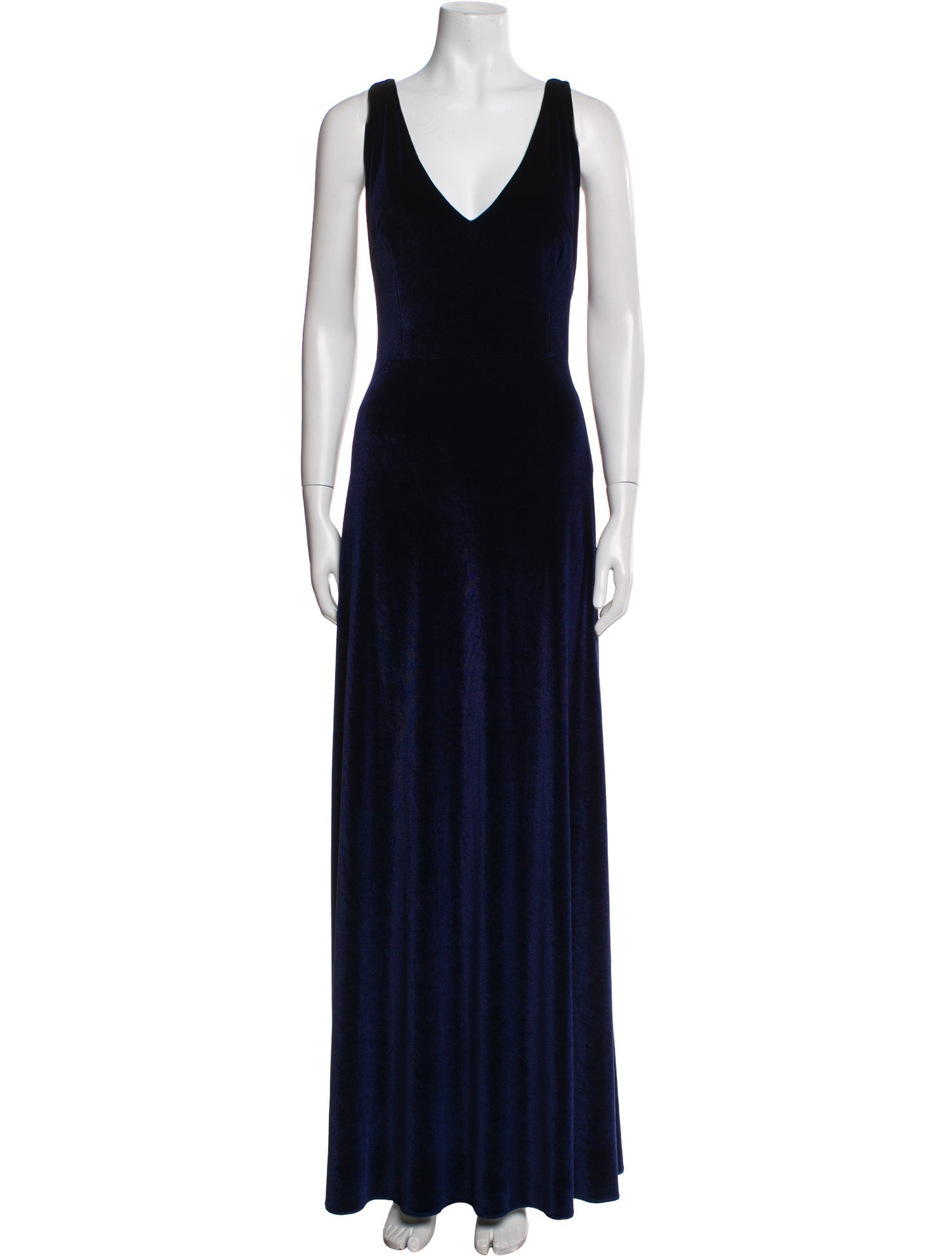 Watters V-Neck Long Dress