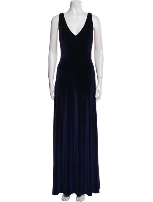 Watters V-Neck Long Dress