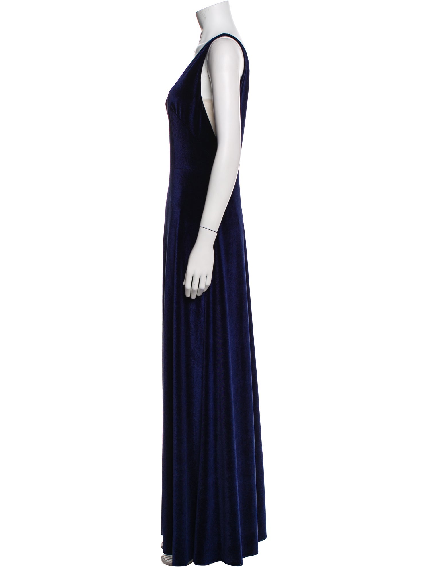 Watters V-Neck Long Dress