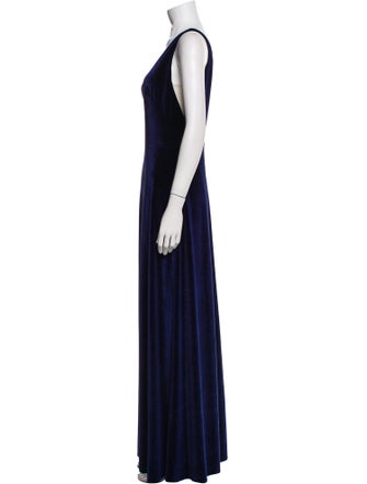 Watters V-Neck Long Dress