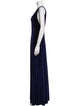 Watters V-Neck Long Dress