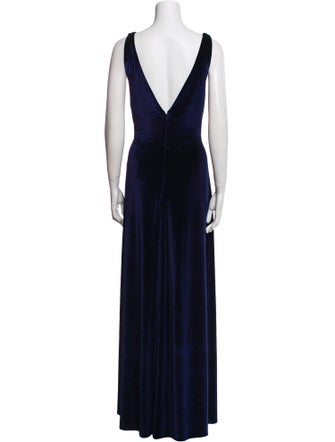 Watters V-Neck Long Dress