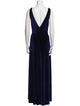 Watters V-Neck Long Dress