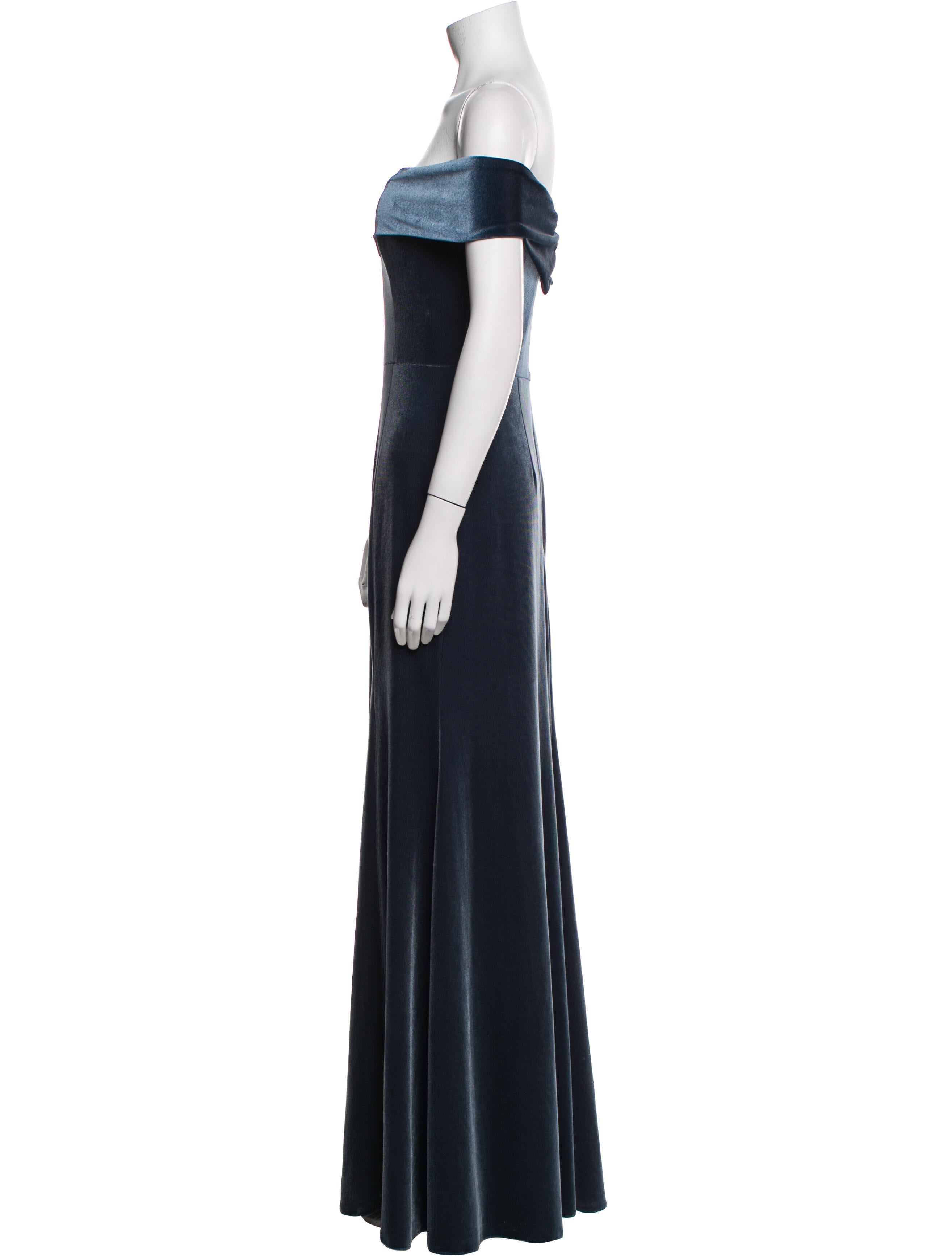 Watters Off-The-Shoulder Long Dress