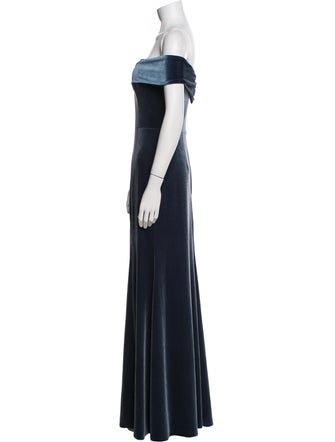 Watters Off-The-Shoulder Long Dress