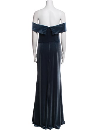 Watters Off-The-Shoulder Long Dress