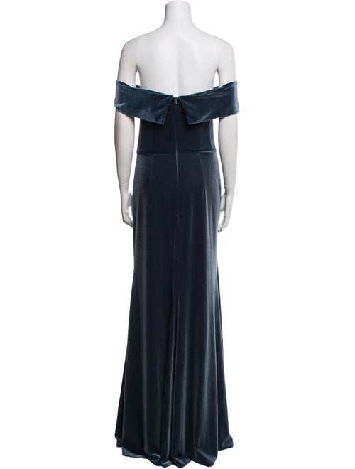 Watters Off-The-Shoulder Long Dress