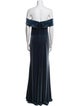 Watters Off-The-Shoulder Long Dress