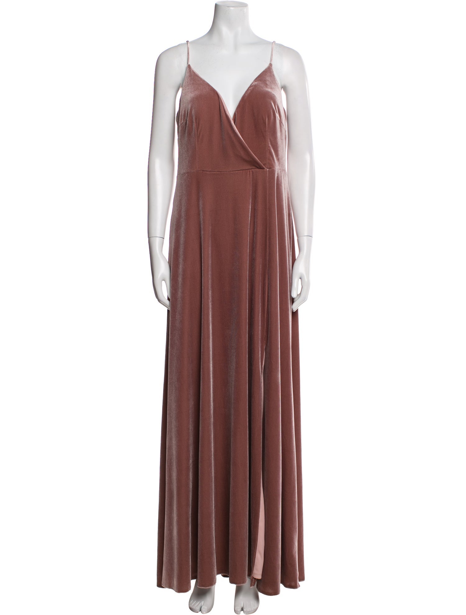 Watters V-Neck Midi Length Dress