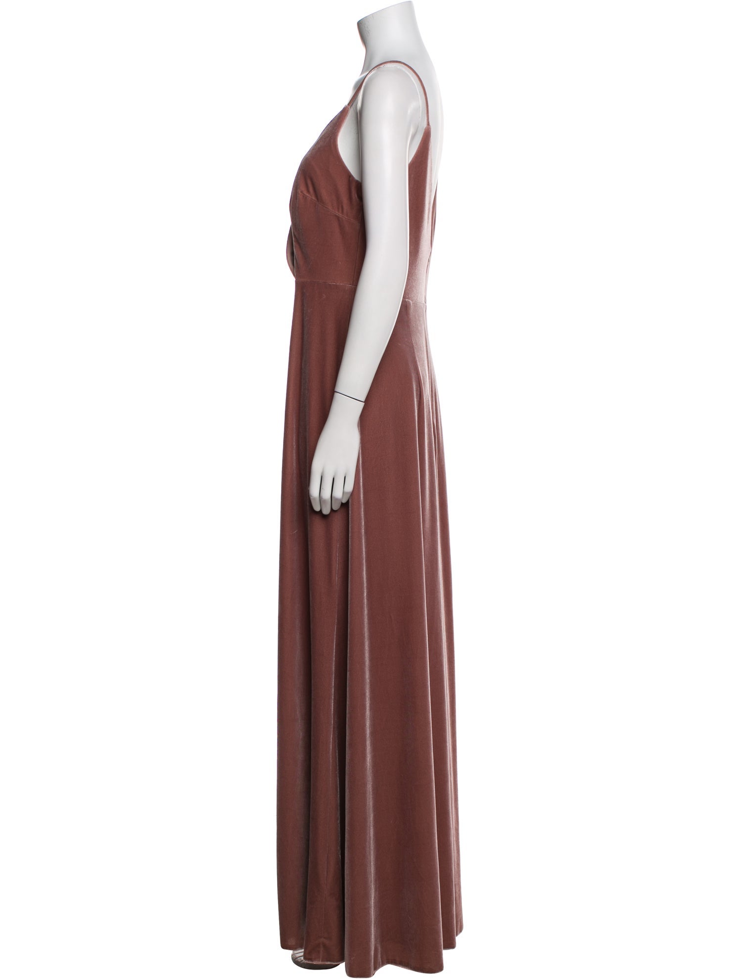 Watters V-Neck Midi Length Dress