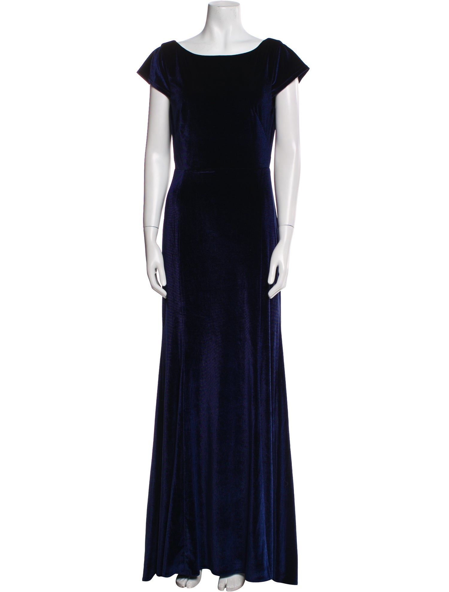 Watters Bateau Neckline Long Dress