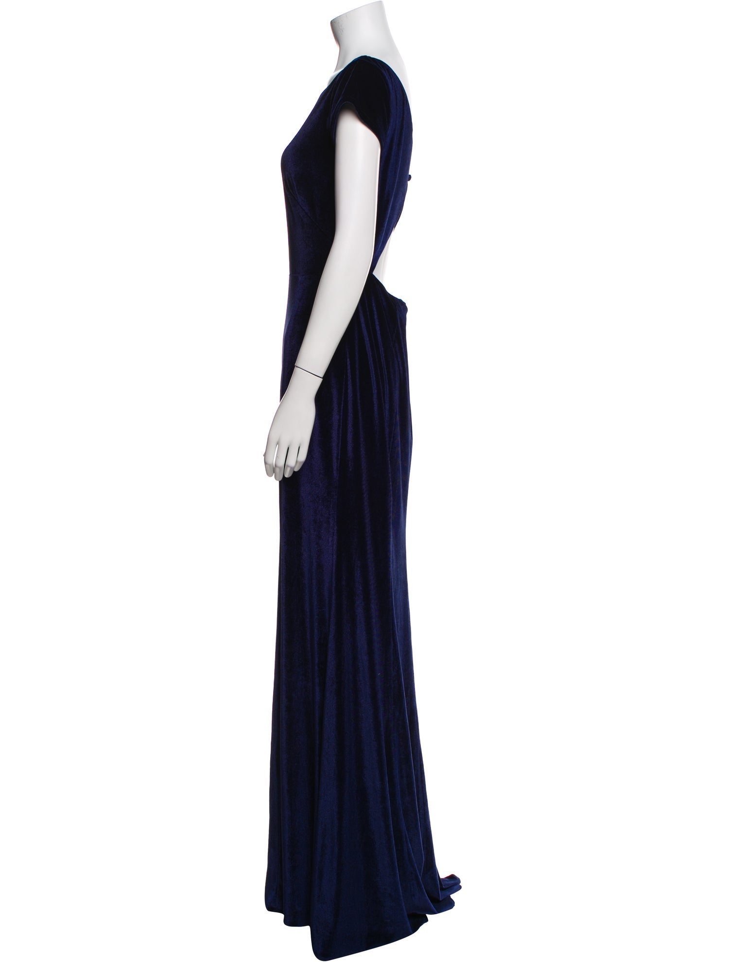 Watters Bateau Neckline Long Dress
