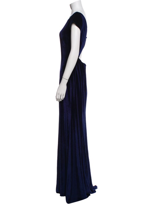 Watters Bateau Neckline Long Dress