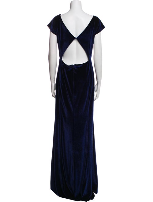 Watters Bateau Neckline Long Dress