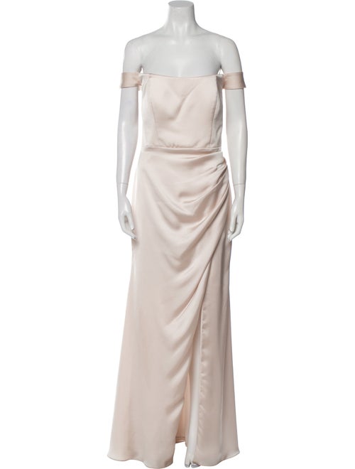 Watters Off-The-Shoulder Long Dress