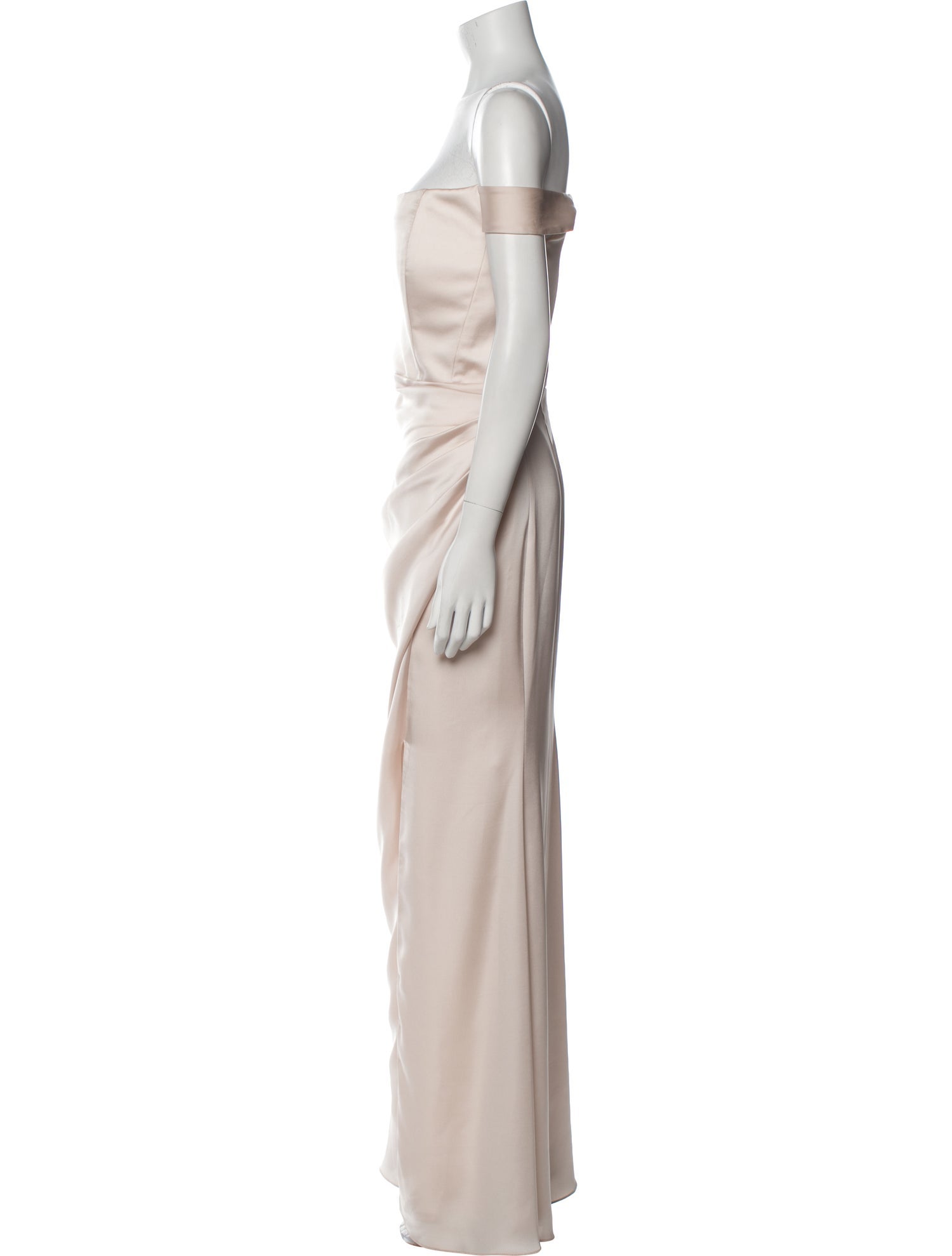 Watters Off-The-Shoulder Long Dress