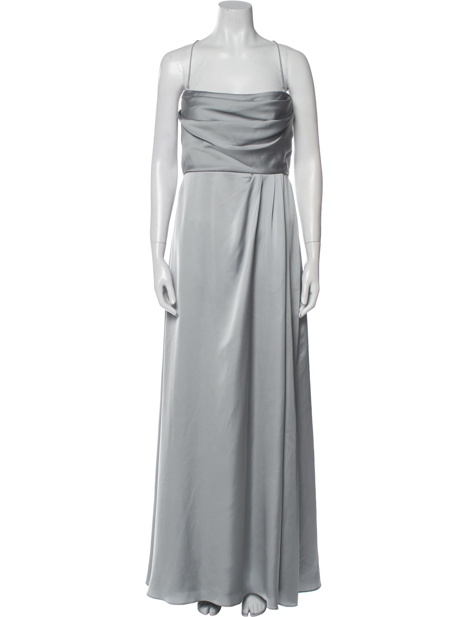Watters Square Neckline Long Dress