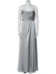 Watters Square Neckline Long Dress