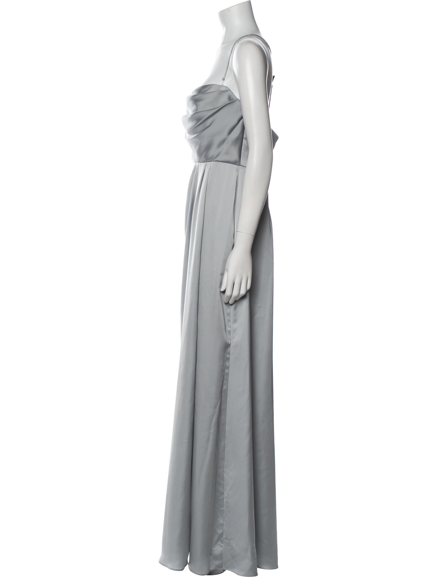 Watters Square Neckline Long Dress