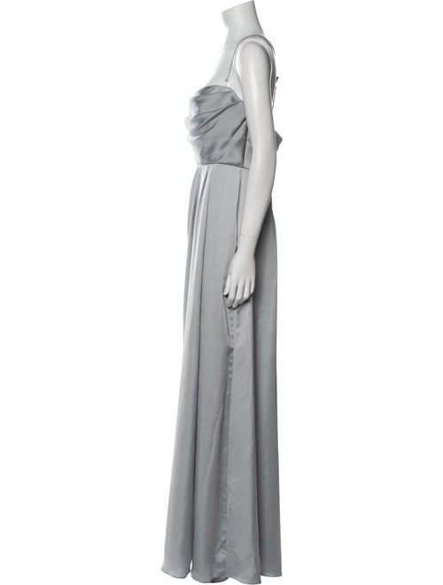 Watters Square Neckline Long Dress