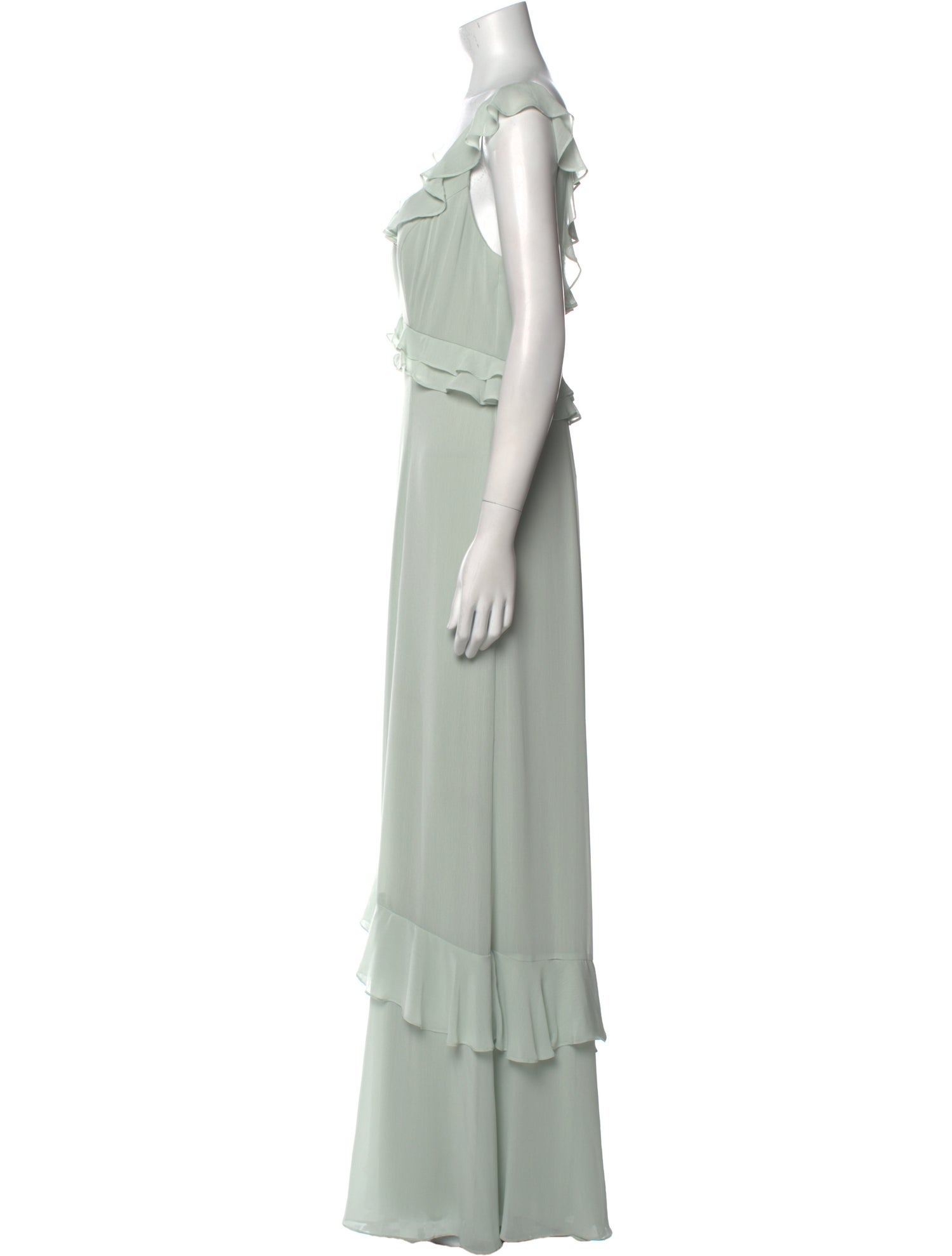 Watters Square Neckline Long Dress w/ Tags