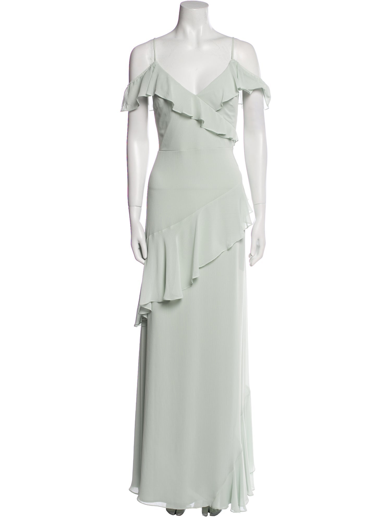 Watters V-Neck Long Dress w/ Tags