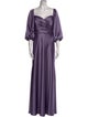 Watters Cowl Neck Long Dress