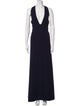 Watters V-Neck Long Dress
