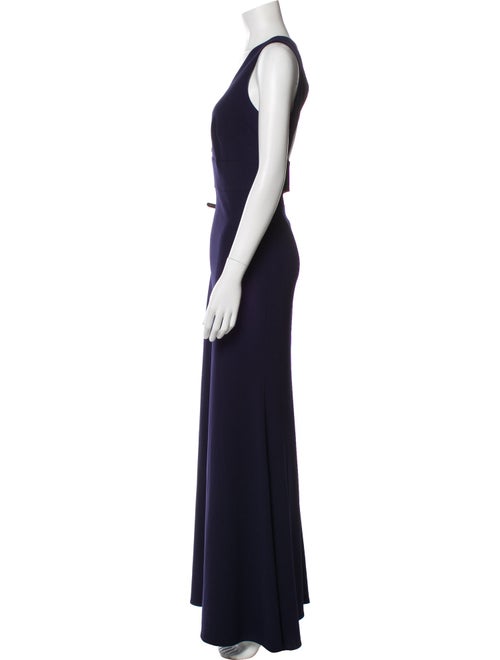 Watters V-Neck Long Dress