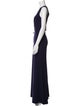 Watters V-Neck Long Dress